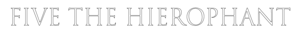 Five the hierophant logo